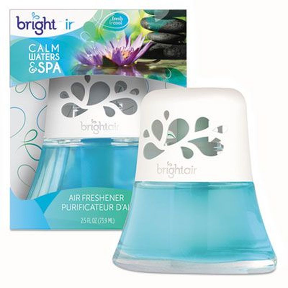 Bright Air Blue Calm Waters And Spa Scented Oil Air Freshener, 2.5 Ounce -- 6 Per Case