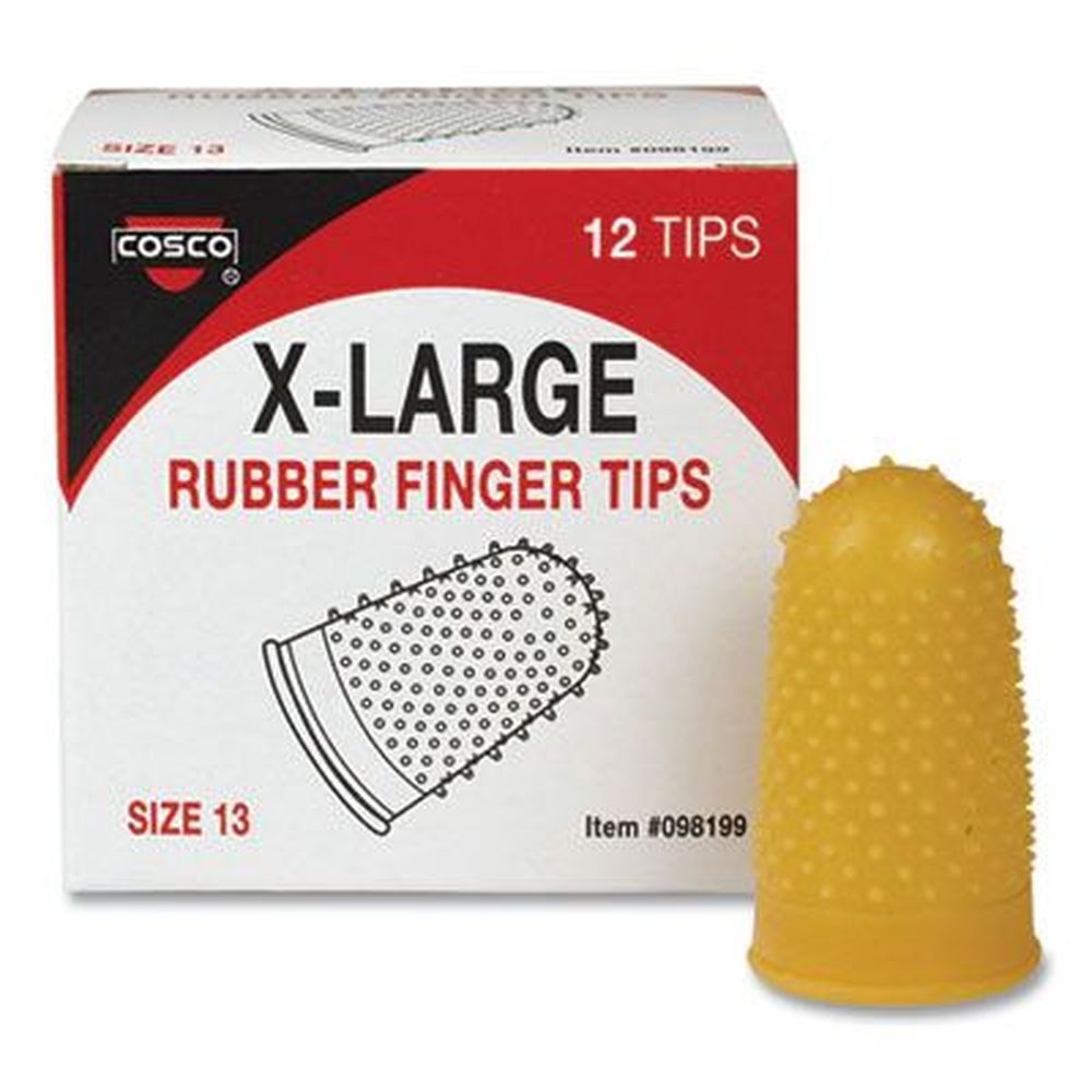Cosco Amber Extra Large Size 13 Fingertip Pad -- 12 Per Case