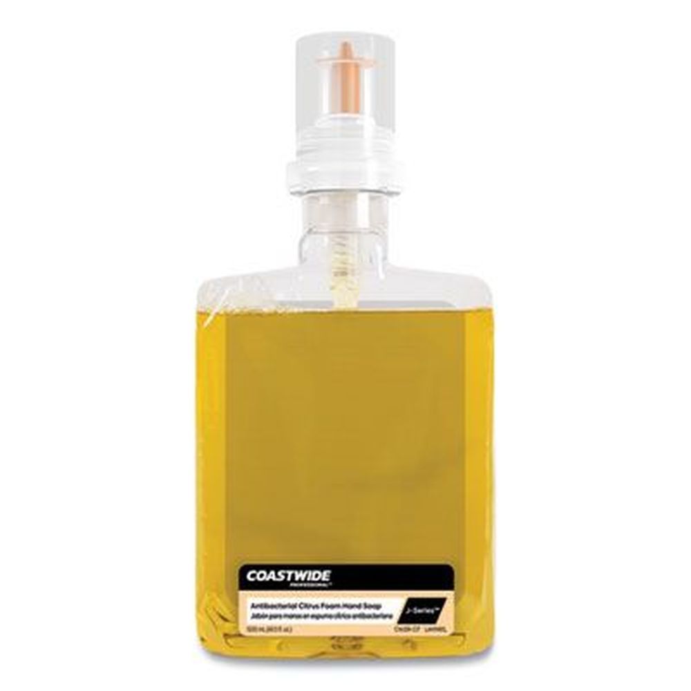 Coastwide Professional J-series Citrus Foam Hand Soap, 1200 Milliliter Refill -- 2 Per Case