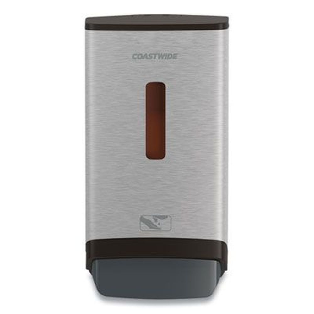 Coastwide Professional J-series Black/metallic Manual Hand Soap Dispenser, 1200 Milliliter Capacity