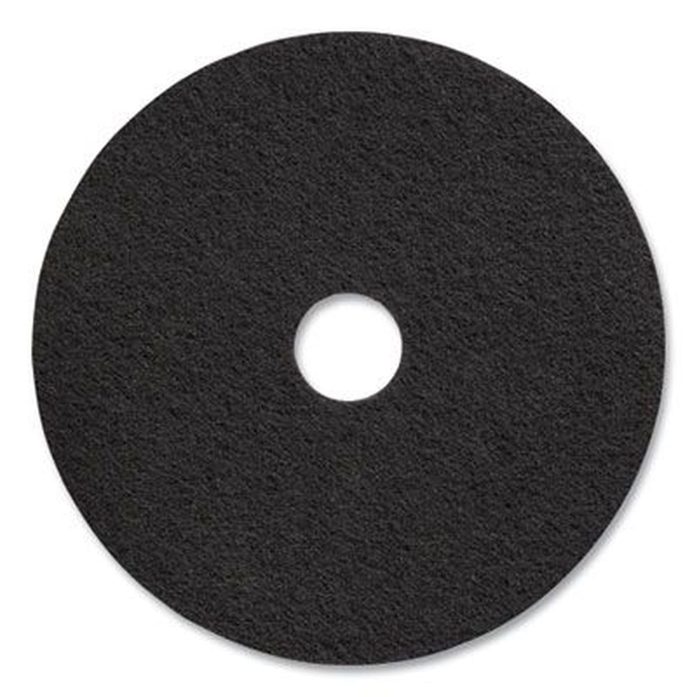 Coastwide Professional Black Stripping Floor Pad, 20 Inch Diameter -- 5 Per Case