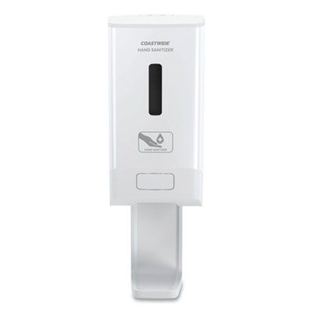 Coastwide Professional J-series White Automatic Wall Mounted Hand Sanitizer Dispenser, 1200 Milliliter Capacity