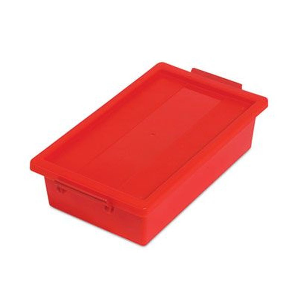 Deflecto Polypropylene Red Little Artist Antimicrobial Tote, 2.5 Quart Capacity