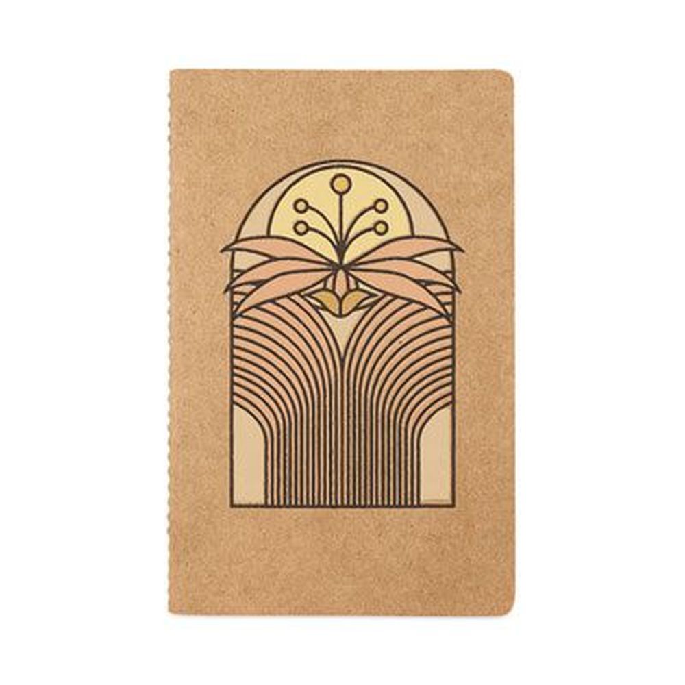 Denik Kraft Collection 1 Subject College Rule Layflat Softcover Notebook, 72 Sheets