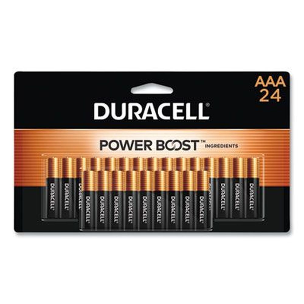 Duracell Coppertop Power Boost Alkaline Aaa Battery -- 24 Per Pack