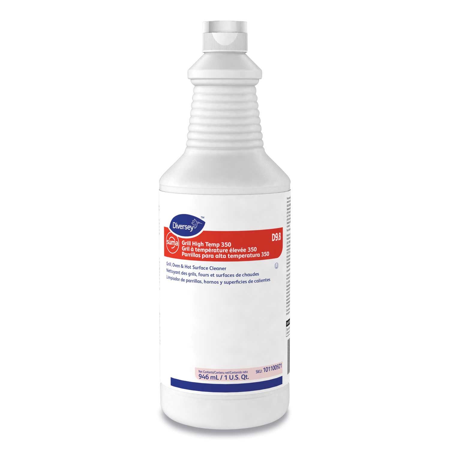 Diversey Suma Grill High Temp 350 D9.8 Grill Oven And Hot Surface Cleaner, 32 Ounce Bottle -- 12 Per Case