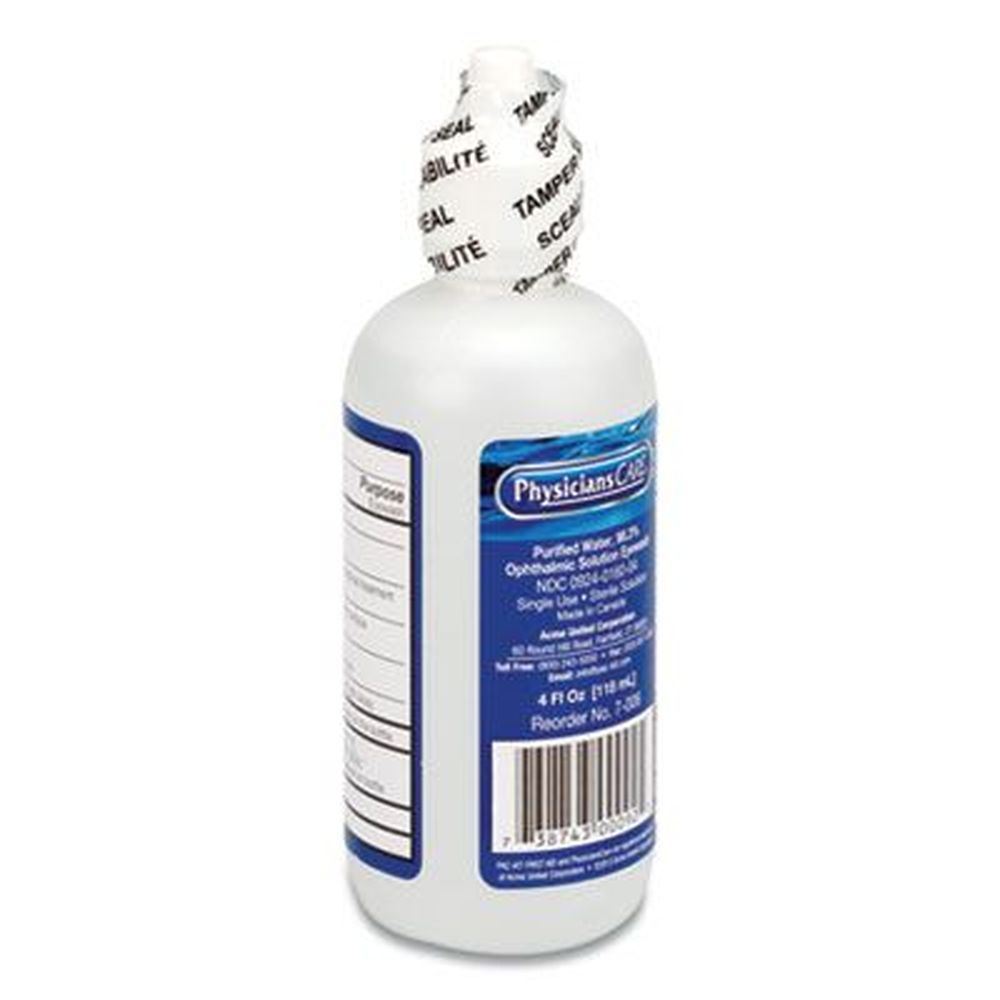 Physicianscare By First Aid Only Refill Components Disposable Eye Wash, 4 Ounce Bottle