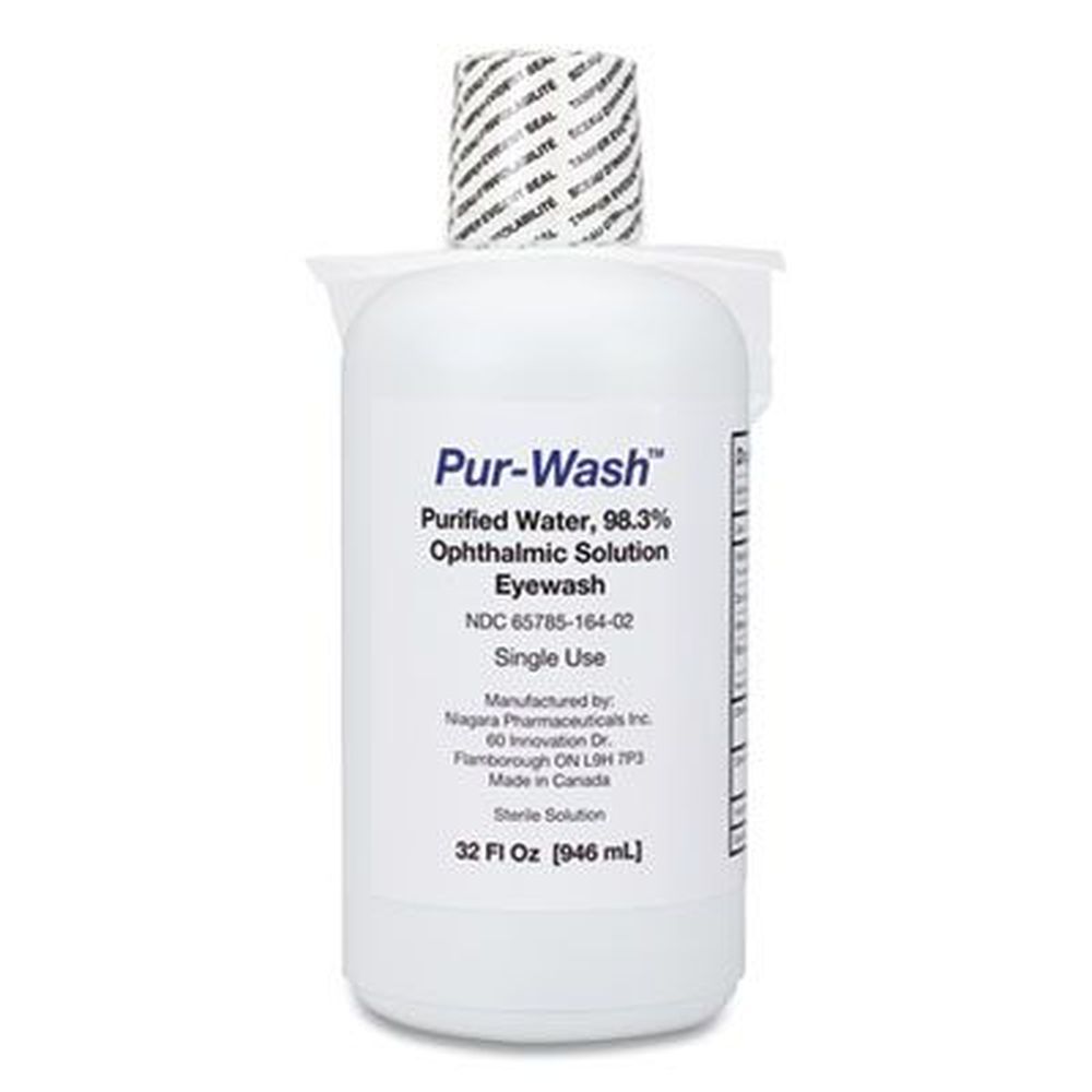 First Aid Only Pur-wash Eye Wash, 32 Ounce Bottle