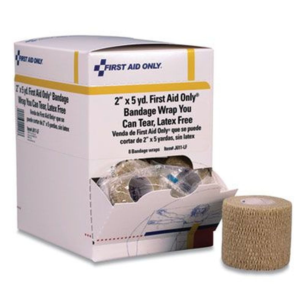 First Aid Only You Can Tear Bandage Wrap, 2 Inch X 15 Feet -- 8 Per Box