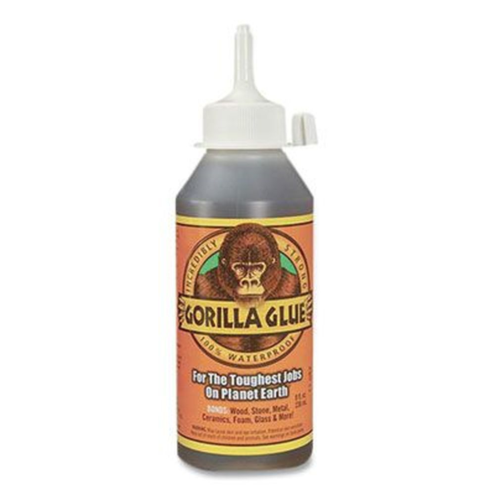 Gorilla Dries Light Brown Original Formula Glue, 8 Ounce