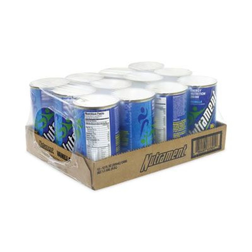 Nutrament Vanilla Energy Nutrition Drink, 12 Ounce Can -- 12 Per Case