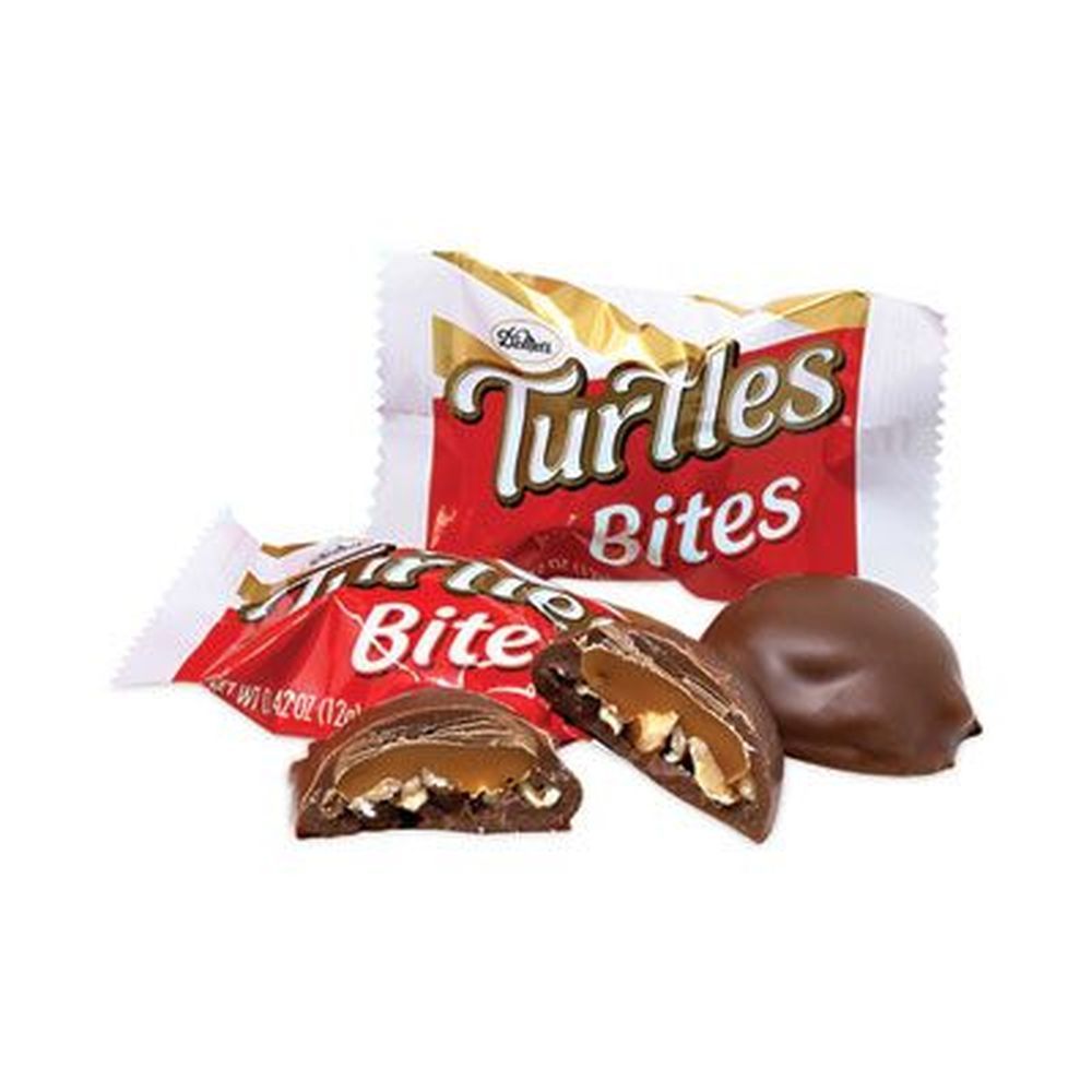 Demets Turtles Original Bite Size Candy, 0.42 Ounce Packet -- 60 Per Box