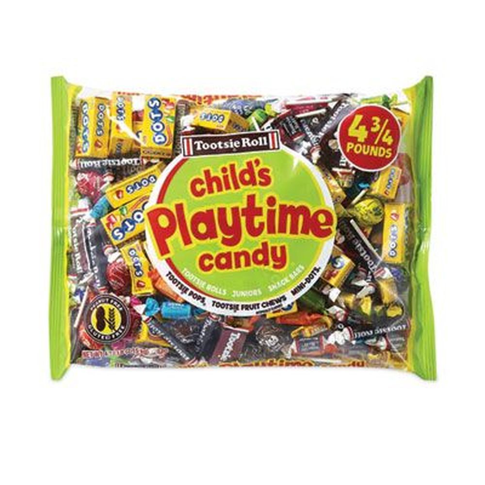 Tootsie Childs Playtime Assorted Candy, 4.75 Pound