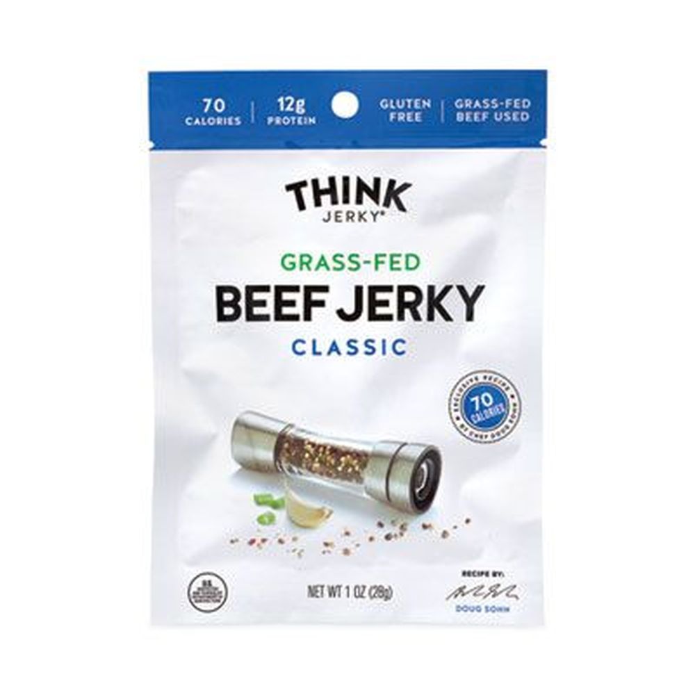 Think Jerky Classic Beef Jerky, 1 Ounce -- 12 Per Pack
