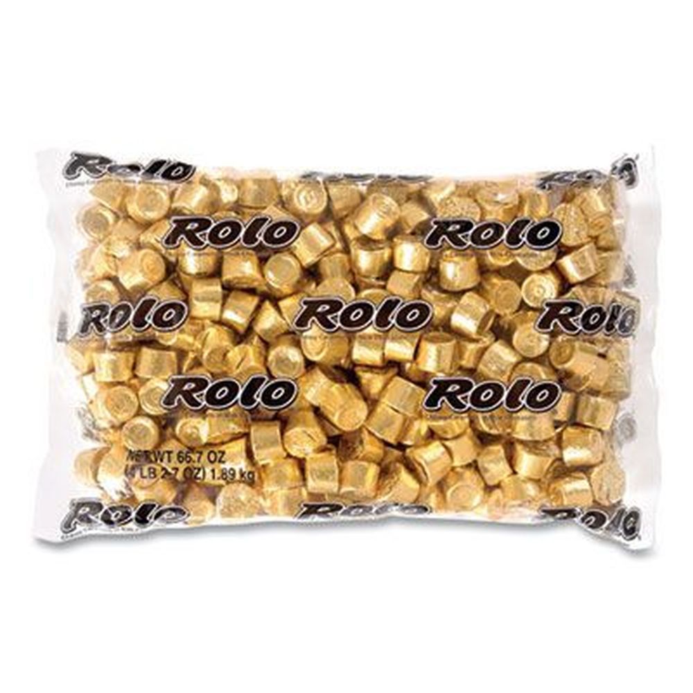 Rolo Creamy Caramels Wrapped In Rich Chocolate Candy - Bulk Pack, 66.7 Ounce