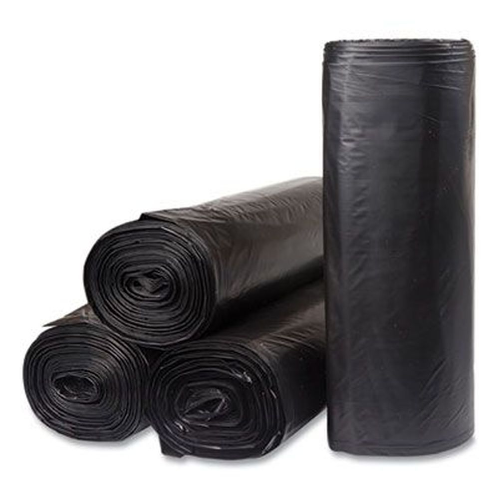 Inteplast Group Black 1.2 Mil Low-density Commercial Can Liner, 40 X 46 Inch - 10 Bags Per Roll -- 10 Rolls Per Case