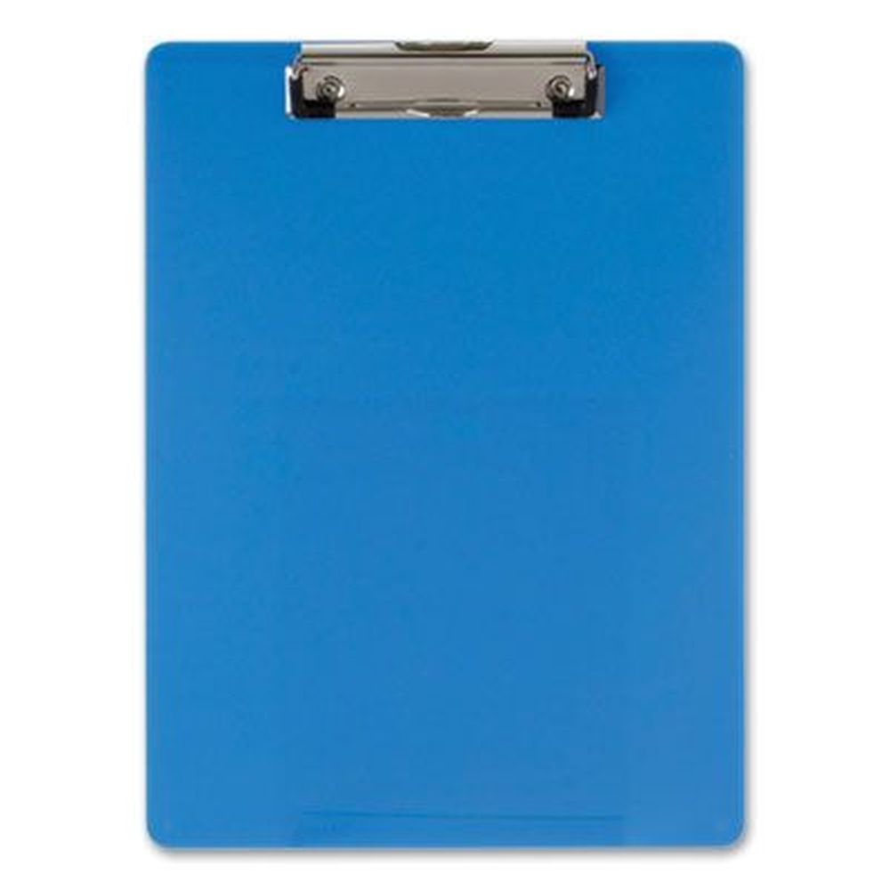 Officemate Blue Recycled Plastic Clipboard, Holds 8.5 X 11 Sheets