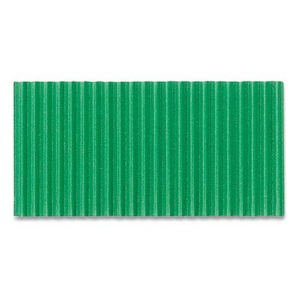 Pacon Emerald Green Corobuff Corrugated Paper Roll, 48 Inch X 25 Feet