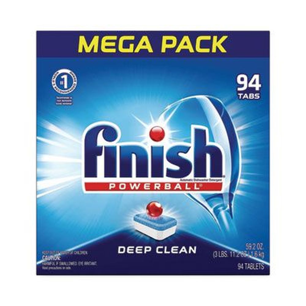 Finish Fresh Scent Powerball Dishwasher Tabs -- 94 Per Box