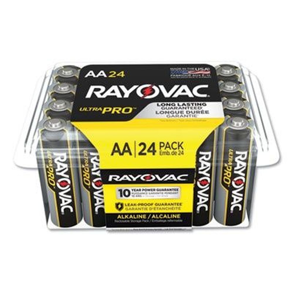 Rayovac Ultra Pro Alkaline Aa Battery -- 24 Per Pack