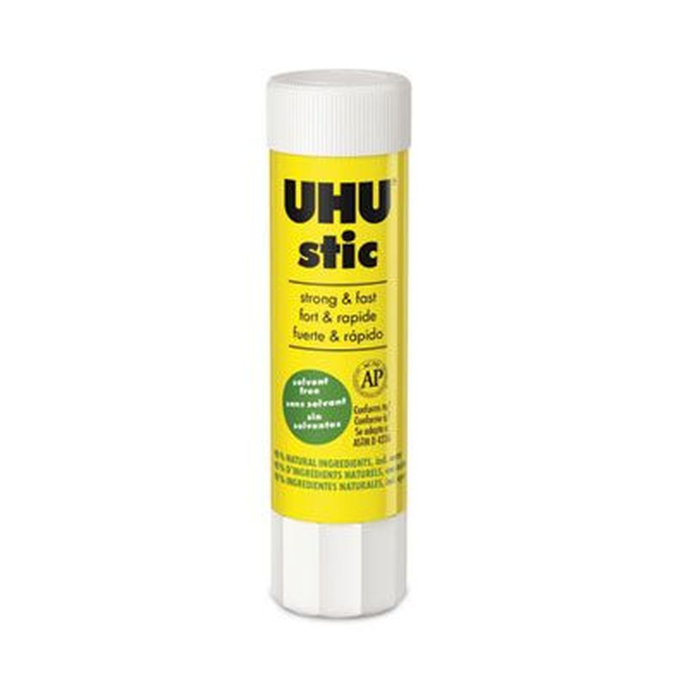 Uhu Dries Clear Stic Permanent Glue Stick, 0.29 Ounce