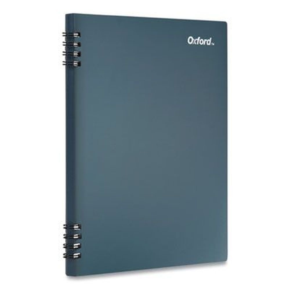 Oxford Medium/college Rule 60 Sheets One Subject Stone Paper Notebook With Blue Cover