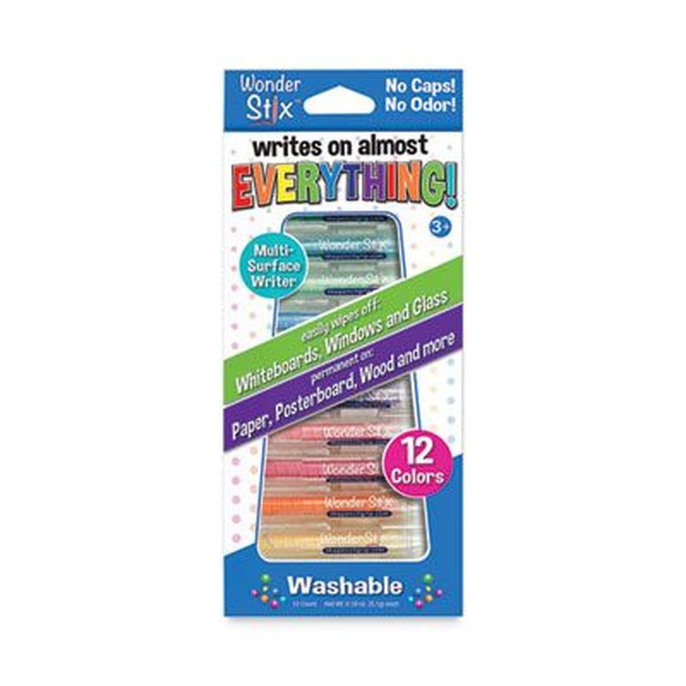 The Pencil Grip Assorted Colors Wonder Stix, 3.75 X 0.2 Inch -- 12 Per Pack