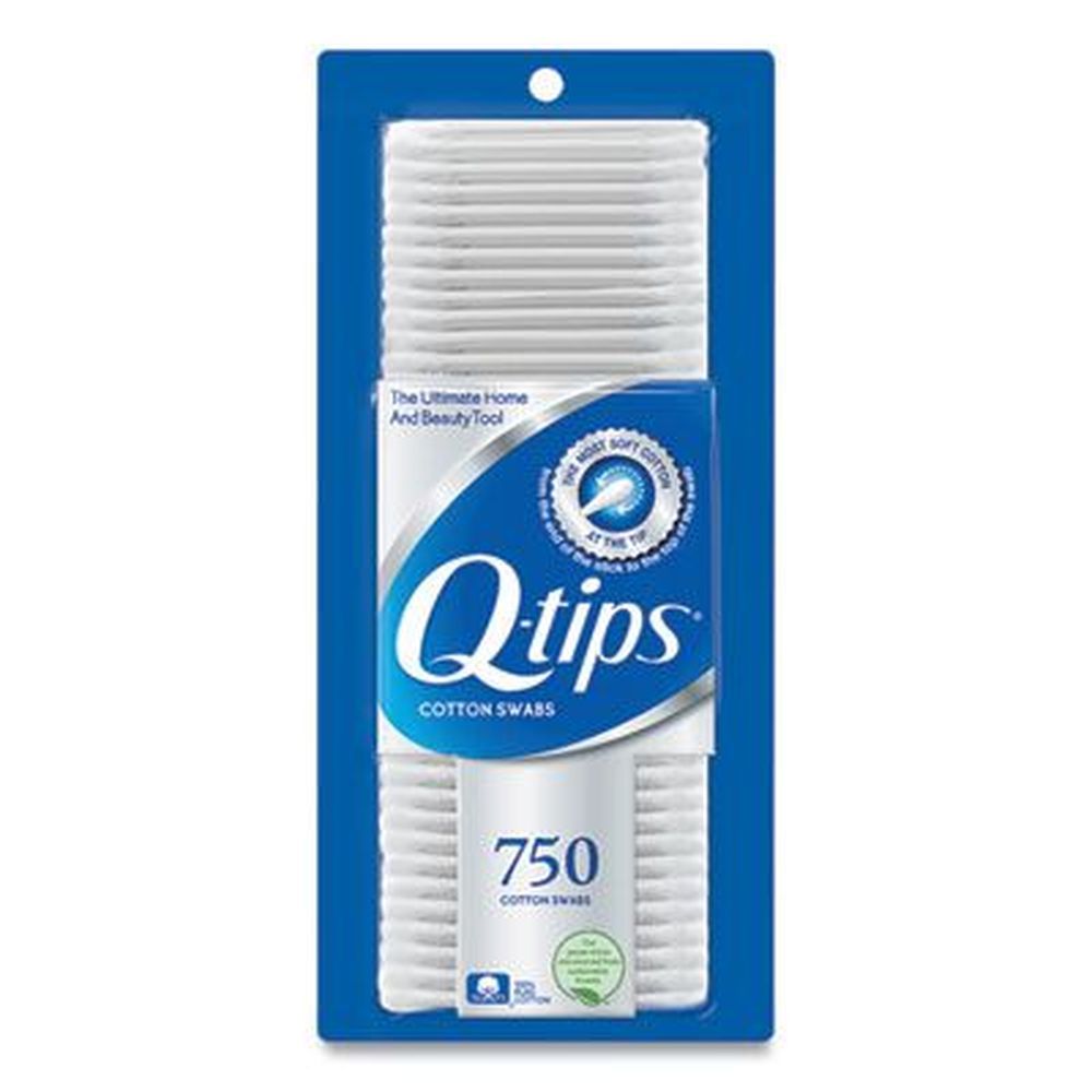 Q-tips Cotton Swabs -- 750 Per Pack