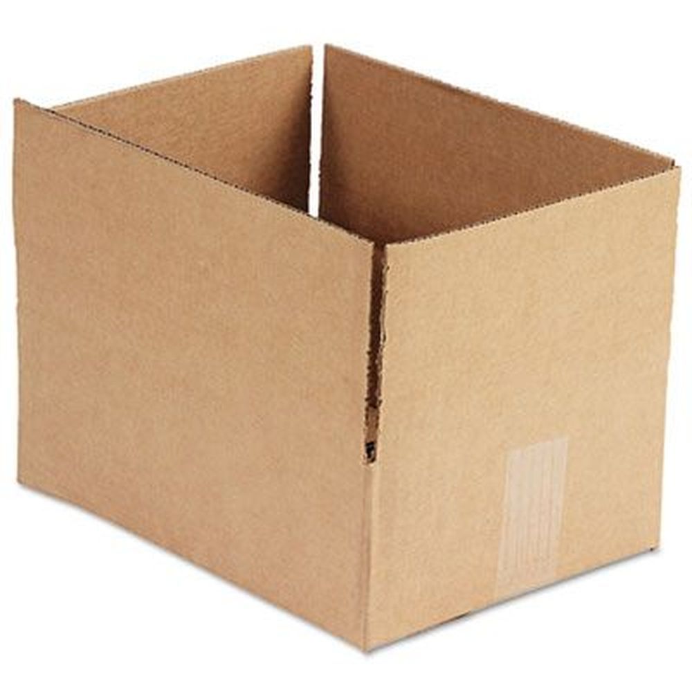 Universal Brown Kraft Medium Cubed Fixed Depth Corrugated Shipping Box, 12 X 9 X 4 Inch -- 25 Per Case