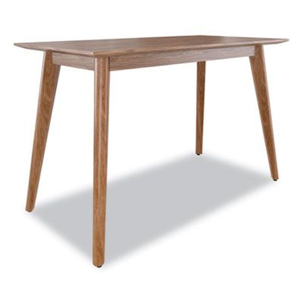 Union And Scale Rich Espresso Midmod Writing Desk, 47.6 X 23.7 X 29.5 Inch