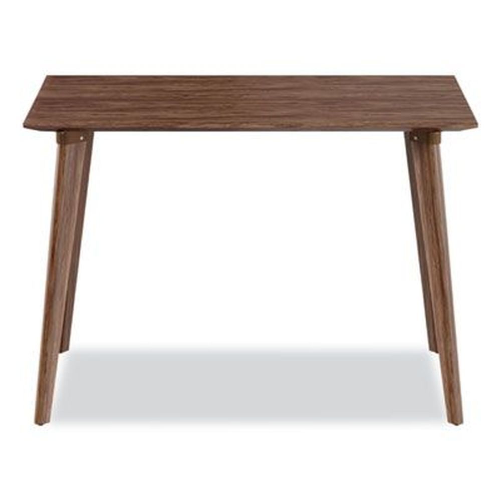 Union And Scale Espresso Midmod Writing Desk, 42 X 23.82 X 29.53 Inch