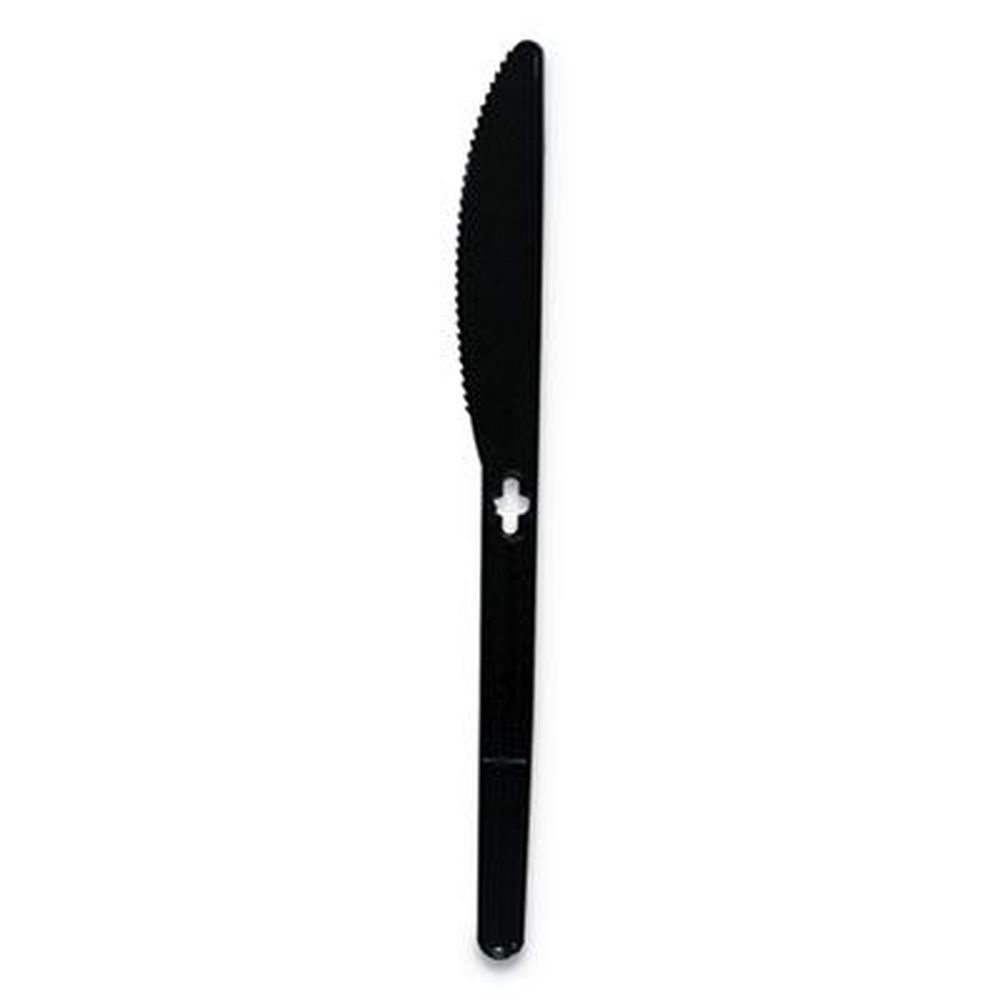Wego Black Polystyrene Knife -- 1000 Per Case