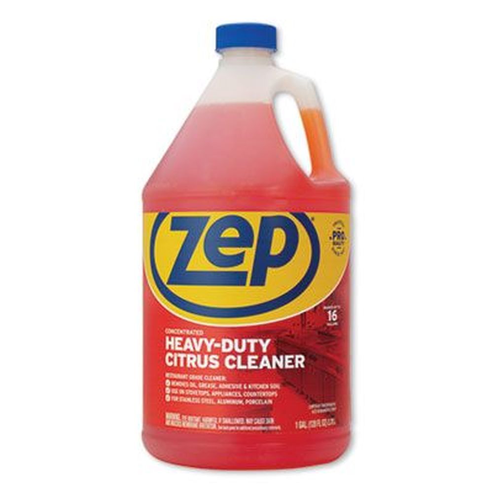 Zep Heavy Duty Citrus Cleaner And Degreaser, 1 Gallon Bottle -- 4 Per Case