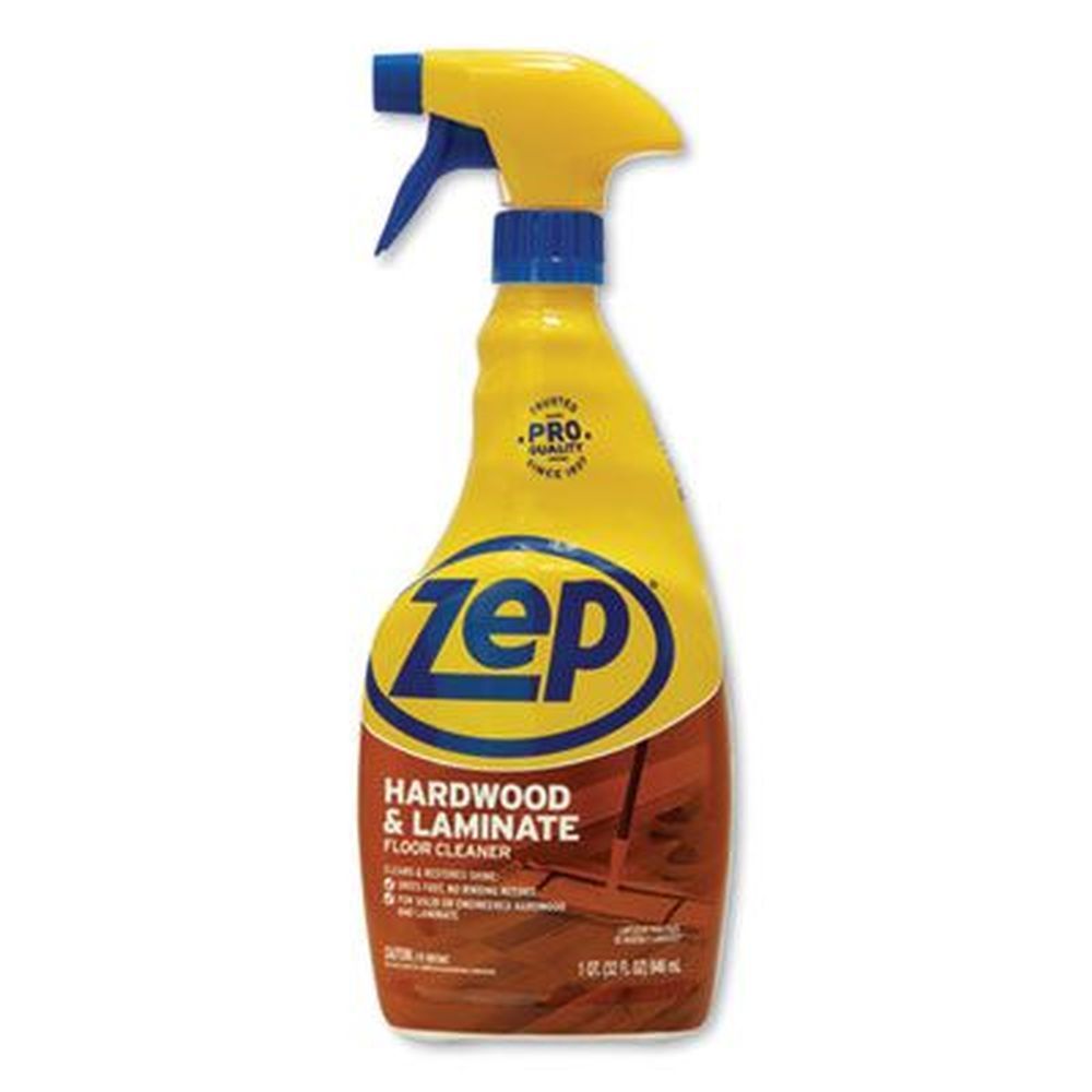 Zep Hardwood And Laminate Cleaner, 32 Ounce Spray Bottle -- 12 Per Case