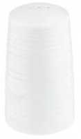 Tablecraft Pulito Collection White Melamine Textured Finish Salt And Pepper Shaker, 1.25 Ounce Capacity -- 6 Per Case