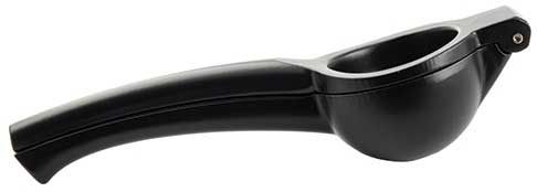 Tablecraft Black Aluminum Alloy Coated Citrus Juicer, 8.75 X 2.875 X 2 Inch