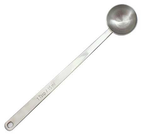 Tablecraft Stainless Steel 1 Tablespoon Long Handled Coffee Scoop, 8.75 Inch