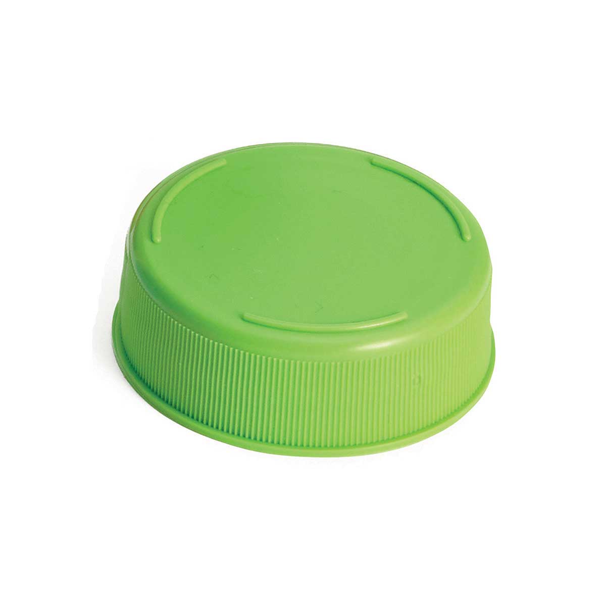 Tablecraft Invertatop 2.3125 Inch Polyethylene Light Green 53 Mm End Cap For Squeeze Bottles, 12 Count