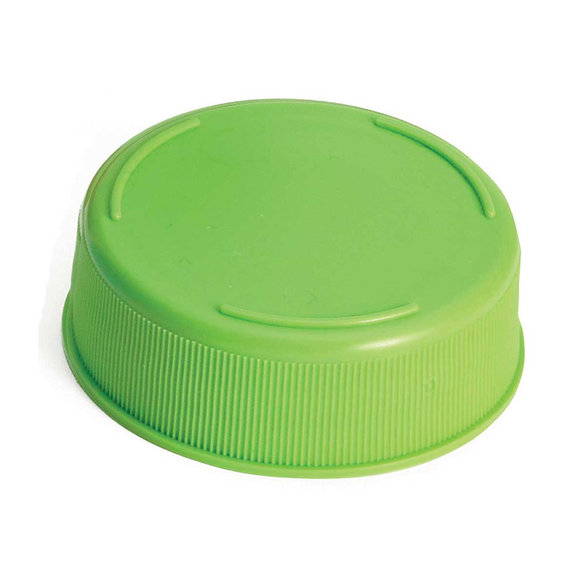 Tablecraft Invertatop 2.75 Inch Polyethylene Light Green 63mm End Cap For Squeeze Bottles, 12 Count