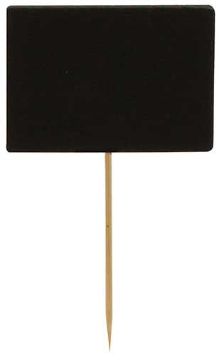 Tablecraft 3.5 Inch Bamboo Chalkboard Pick, 100 Count