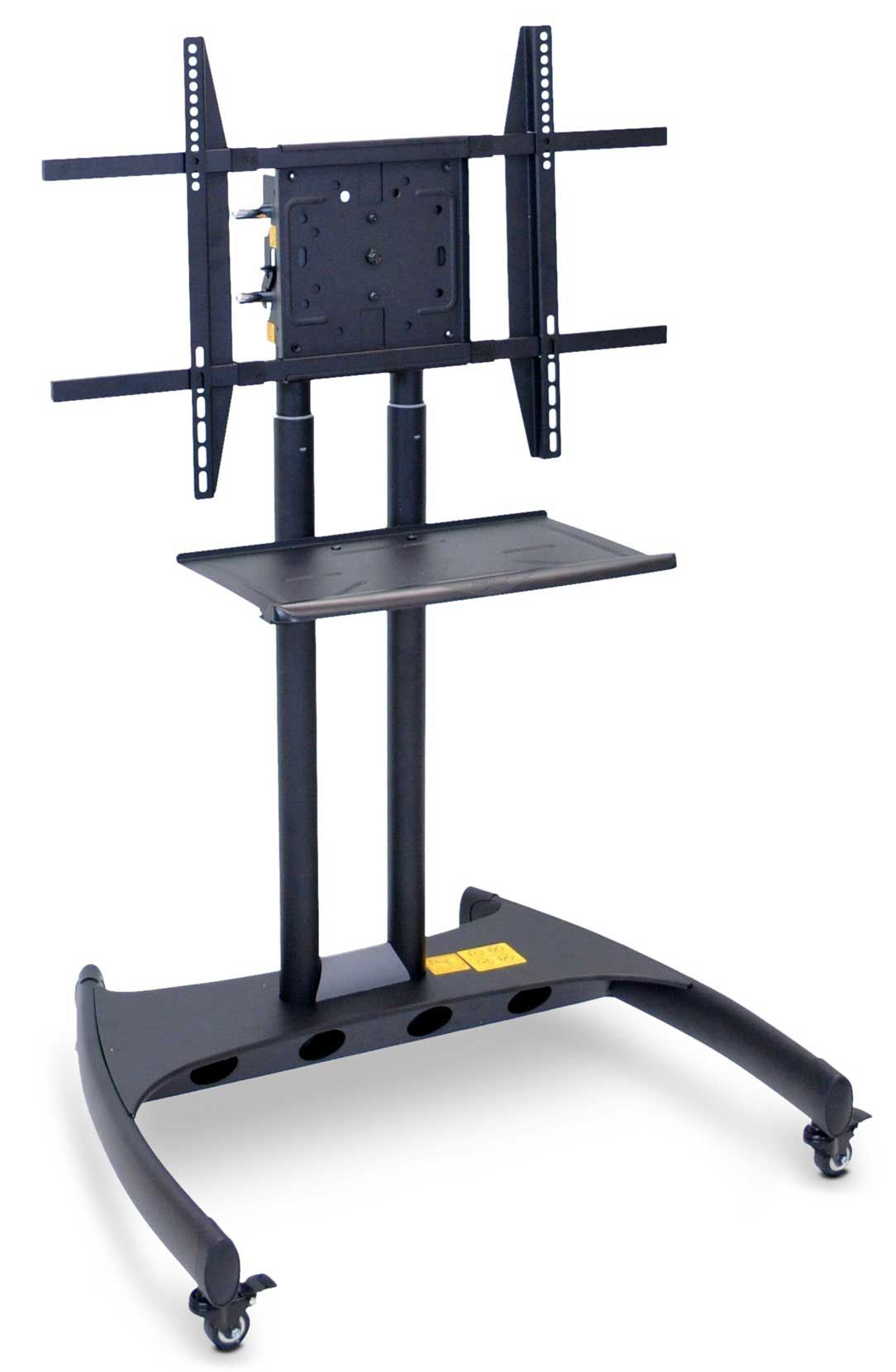 Luxor Black Adjustable-height Rotating Lcd Tv Stand And Mount, 33 X 28.25 X 42 To 62 Inch Height