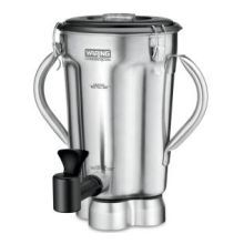 Waring Commercial Two Handle One Gallon Stainless Steel Container With Blade Assembly Lid And Spigot Only