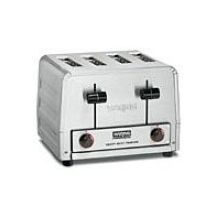 Waring Stainless Steel Heavy Duty 4 Slice Commercial Toaster, 9 X 11 7/8 X 10 1/2 Inch