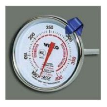 Winco Calibrated Candy And Deep Fry Thermometer, 2 Inch Diameter