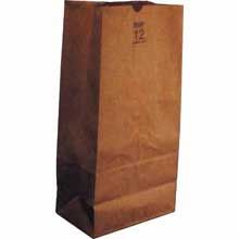 Ajm Packaging Extra Heavy Duty Natural Kraft Grocery Bag -- 500 Per Case