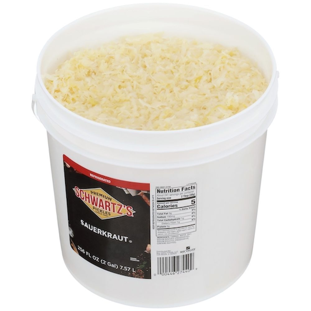 Schwartz's Unpasteurized Kraut, 2 Gallon