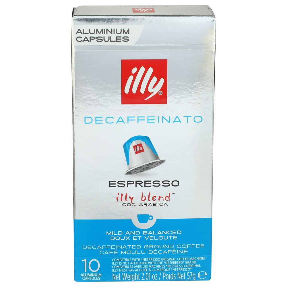 Illy Decaffeinated Espresso Coffee Capsules, 10 Count -- 10 Per Case