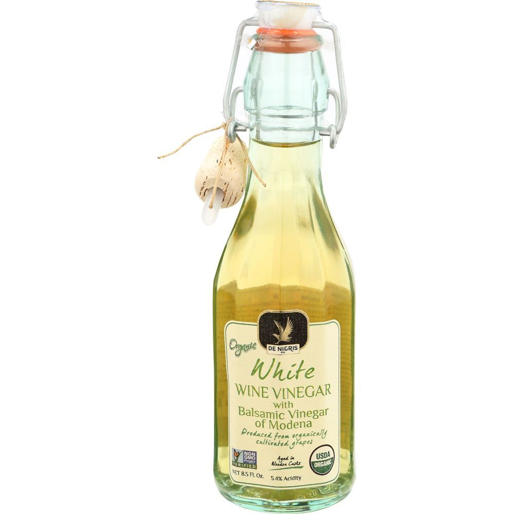 De Nigris Organic White Wine Vinegar, 8.5 Ounce -- 6 Per Case