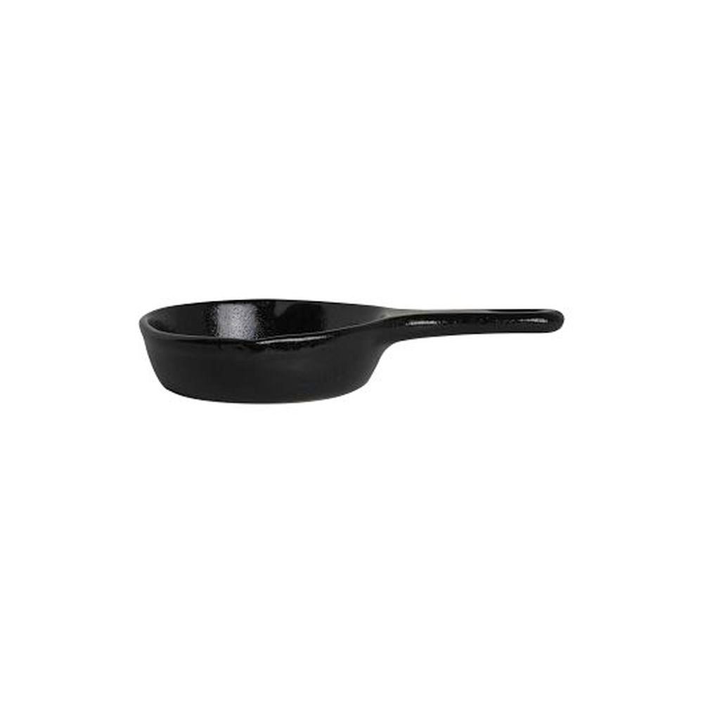 Anfora Black 5 Ounce Mini Cast Iron Skillet, 24 Count