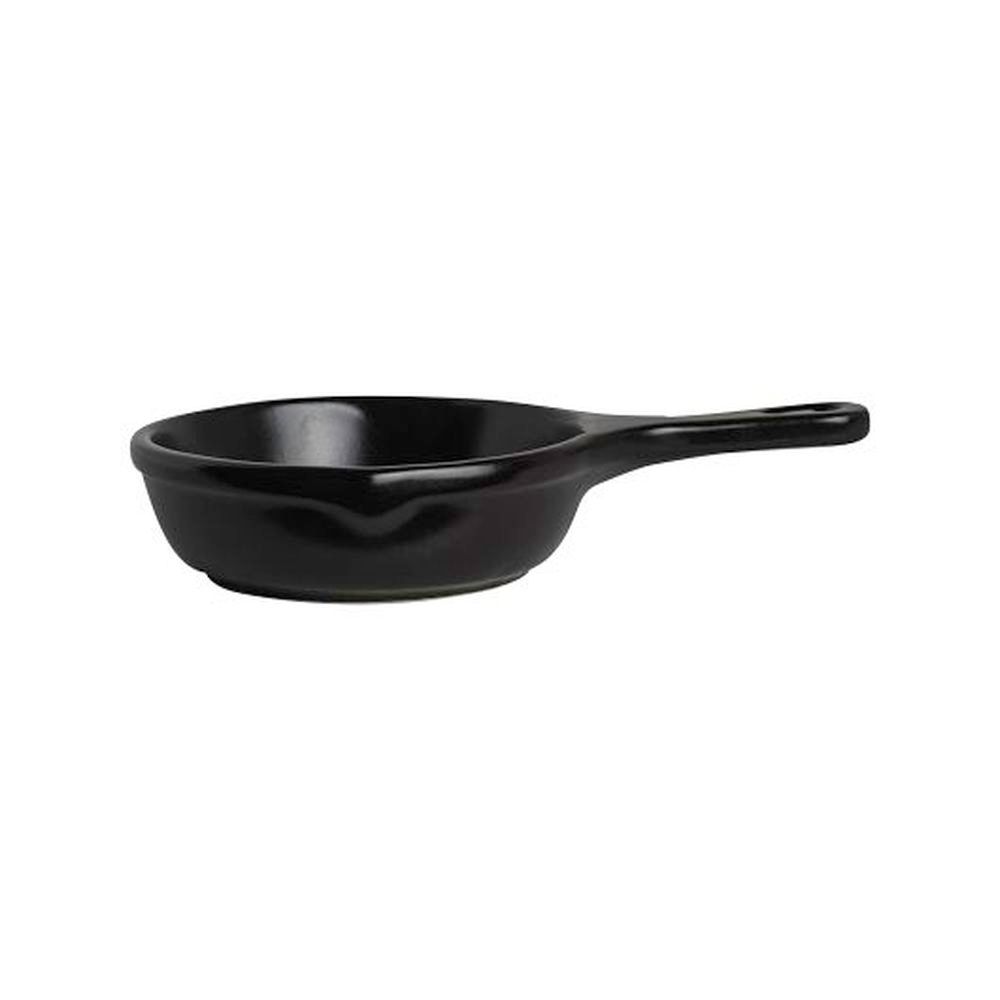 Anfora Matte Black 18 Ounce Cast Iron Skillet, 12 Count